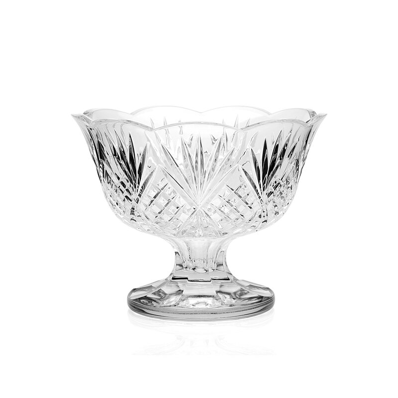 Godinger Silver Art Co Dublin Crystal Scalloped Trifle Bowl 75oz And Reviews Wayfair 1047